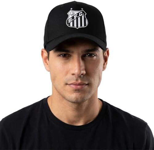 Boné Santos Americano Silk Frontal e Lateral Dora Licenciado - Pr...