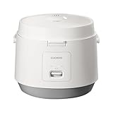 CUCKOO CR-1095 - Arrocera básica y calentador de 10 tazas (sin cocinar) / 20 tazas (cocidas) con olla interior antiadherente, prensa de interruptor (blanco)