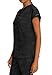 Healing Hands Scrub Top for Women Modern Fit Tee with 2 Pockets, Moisture Wicking, 360° Stretch and Quick Dry Fabric 2352, M, Black