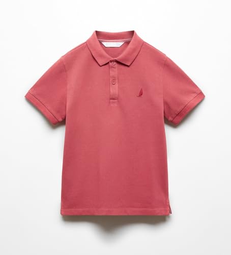 Image of Alan Jones Clothing Boy's Cotton Regular Fit Polo T-Shirt
