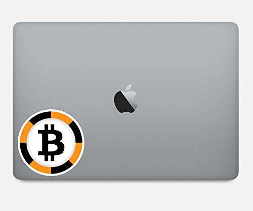 Bitcoin Vinyl Sticker - Vinyl Decal - Laptop, Decor, Window Vinyl Decal Sticker - (4” Vinyl Decal) - Image 3