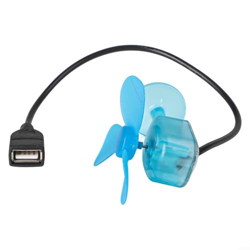 Hosrivae Cargador de turbina eólica para exteriores, vehículo eléctrico, salida USB de 5 V, generador de energía eólica, ventilador ligero de plástico ABS para Mo