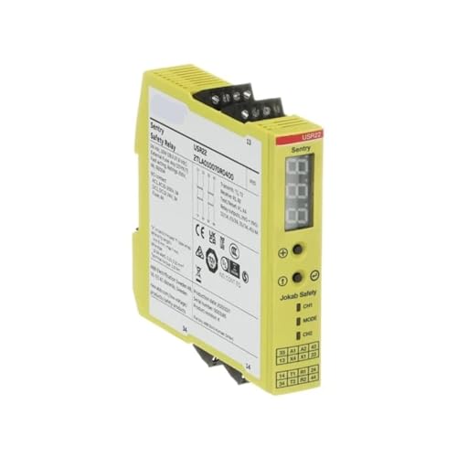 Relais USR10 24 V CC 2TLA010070R0000 haute performance pour coupure d'urgence