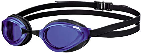 Image of ARENA Python Swim Goggles for Men and Women, Clear /Blue, Non-Mirror Lens