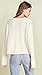 THE GREAT. Women's The Long Sleeve Crop Tee, Washed White, M