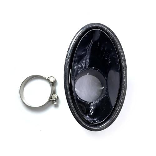 Tubo de escape universal de 150mm para cola de silenciador trasero de coches A4 y A5 5
