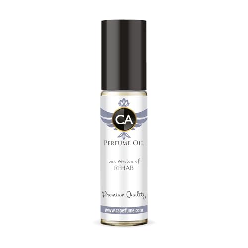CA Perfume Impression of Rehab Unisex Fragrance Oil Woody Aquatic Scent Long Lasting Perfumes for Women &amp; Men Travel Size TSA Ready Mini Parfum Body Oil Roll-on 0.33 Fl Oz 10ml