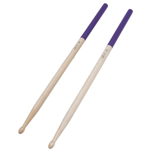 3 Pares Baquetas 5A de Madera de Arce con Punta Oval miniatura 4