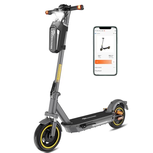 EVERCROSS EV10S MAX Elektroroller mit Straßenzulassung (ABE), Faltbarer E Scooter für Erwachsene - mit APP, 500W Motor, 150KM Reichweite, Max.20 km/h, 10' Vakuumreifen mit Gelschicht