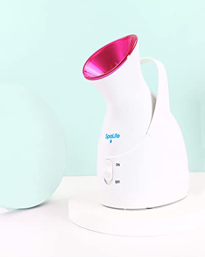 Spalife Facial Steam Therapy Nano Ionic Warm Mist Facial Steamer - Unclogs Pores - Blackheads #TOP1