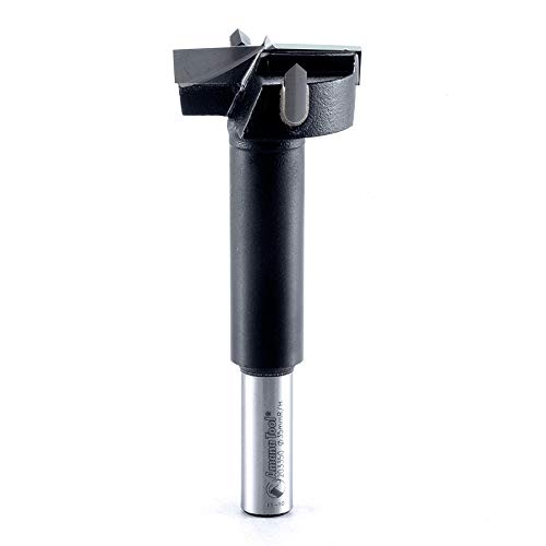 Amana Tool - 203040 Carbide Tipped Hinge Boring Bit 40mm Dia x 90mm Long x 10mm Shank