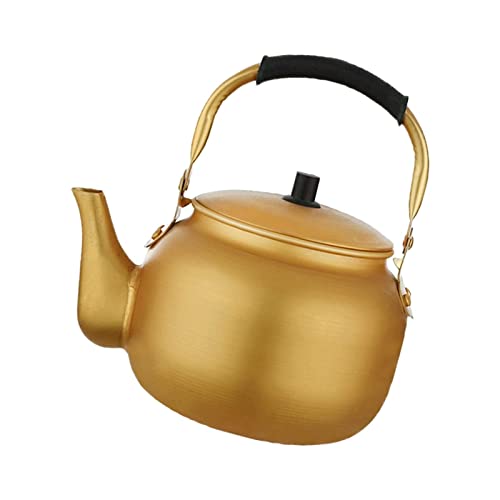 Folpus ニウムガスストーブケトルティーポットコーヒーポット屋外キッチン用ポータブル, 0.75L