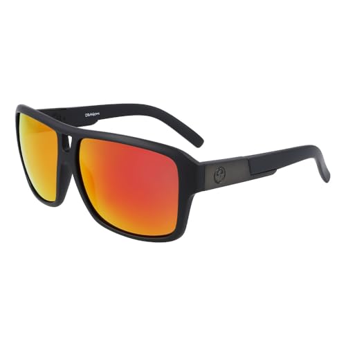 Image of Dragon Mens The Jam Sunglasses - Matte Black Frame | LL Red Ion Lens