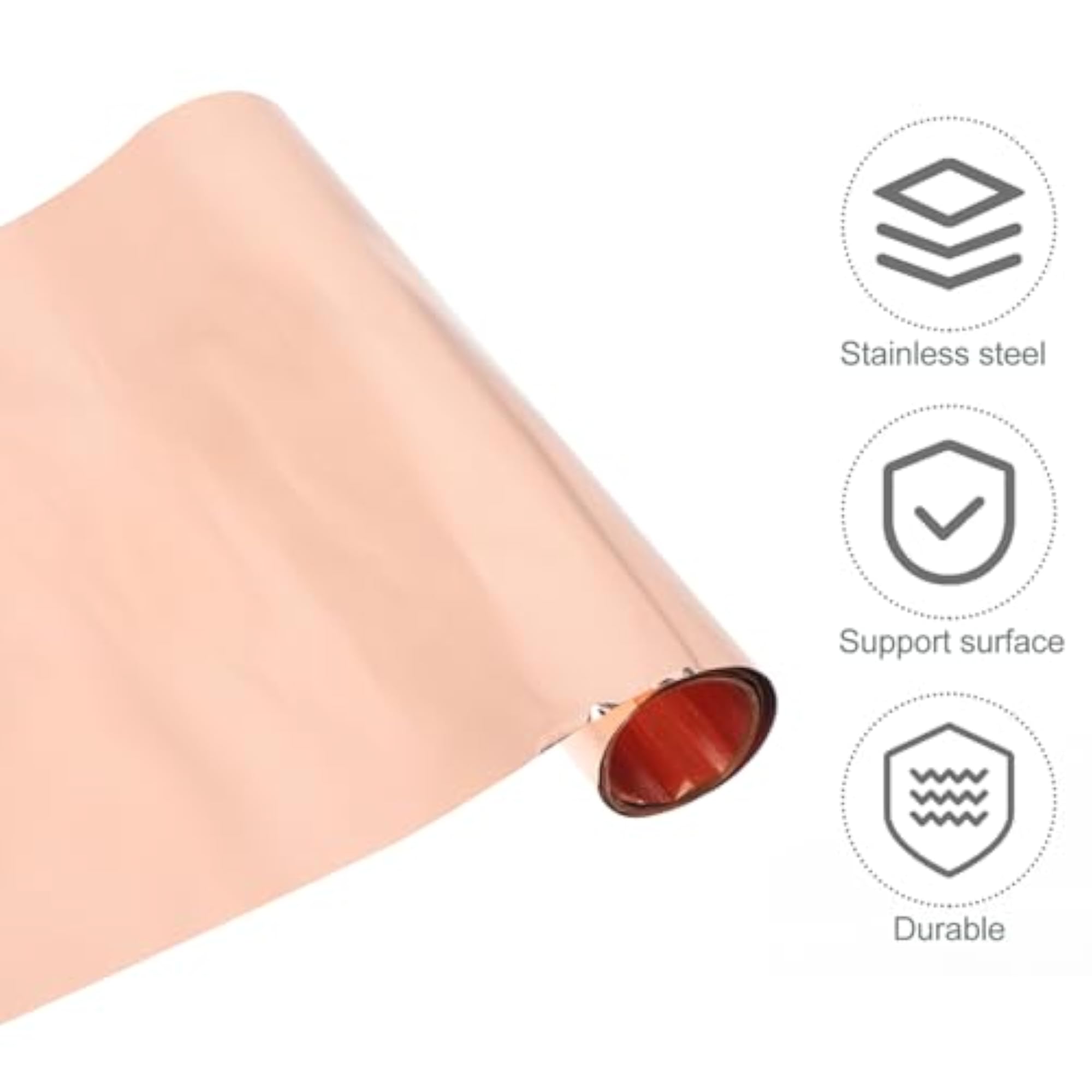 2 Rolls Sheet Film for Copper Foil Plate for Crafts