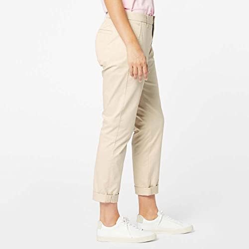 Dockers Weekend Chino Slim Fit Pantolon Kadın Pantolon, SAHARA KHAKI, 26W - Görsel 3