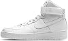 Nike Hombre Air Force 1 High '07 Cuero Blanco 2