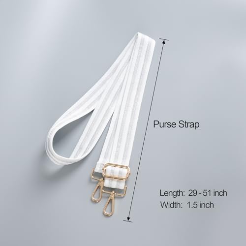 Image of chushui Woven Stripe Purse Straps,Replacement Crossbody Wide Shoulder Adjustable Strap for Bag Handbags