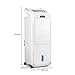 Midea AC100-16BR Luftkühler mit Wasserkühlung, Klimaanlage Mobil, Ventilator mit 5L Wasserkühlung, Luftbefeuchter, mit Fernbedienung, 7H Timer, Weitwinkeloszillation, LED Anzeige, 55W