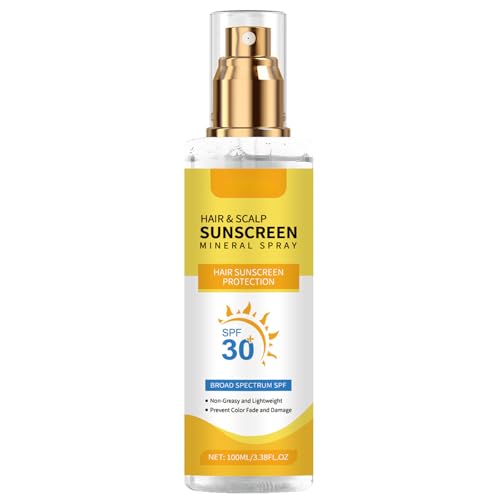 Scalp Sunscreen, UV Hair Protector Spray, SPF30 Hair Sun Protection Spray, Scalp Spf, hair Sun Protection spray, Non-Greasy UV Protection