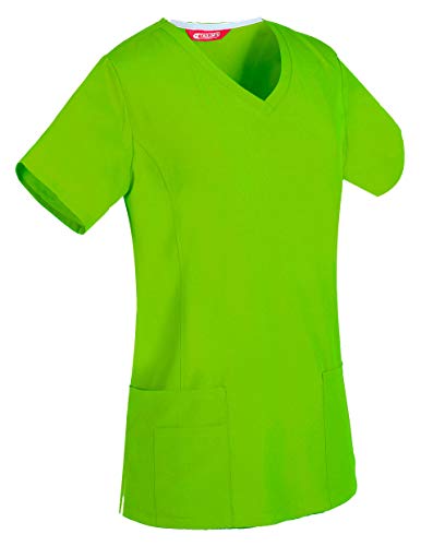 Women's Scrub Top Scrubs Top Apple Green