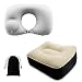 DINGCAIDC Inflatable Foot Rest, Carseat Foot Pillow, Airplanes Inflatable Foot Rest Cars, Travel Footrest Pillow for Home Office,Trains, 14.5" L×11.8" W×7.9”H