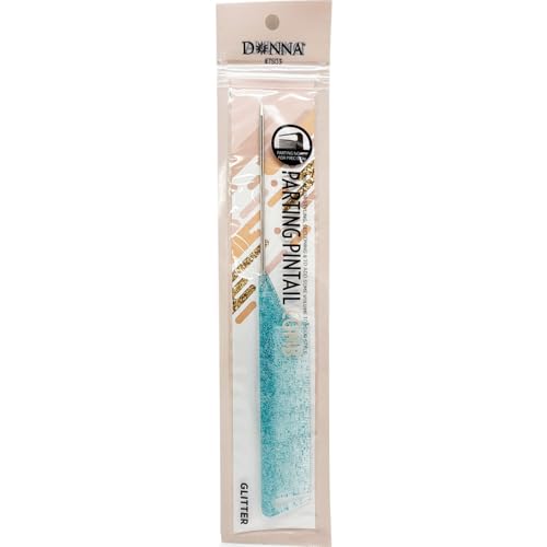 Peine Donna con Punta para Partir, Resistente al Calor Azul Brillante miniatura 1
