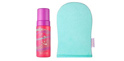 glow with the faux foaming self-tanner with mitt