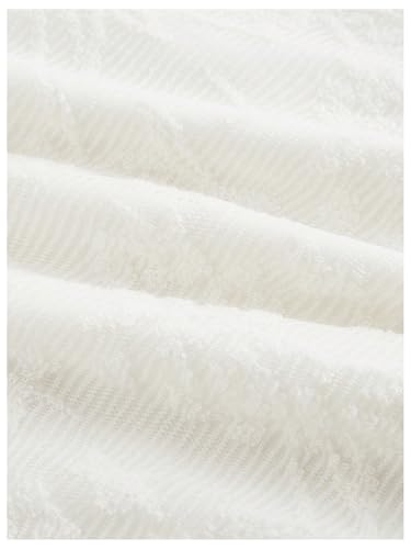 Verdusa Women's Floral Lace Asymmetrical Long Skirt Elastic Waist Summer Bodycon Skirts3