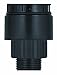 WERMA 630.820.00 Adapter, for Single Hole Mount. EM BK
