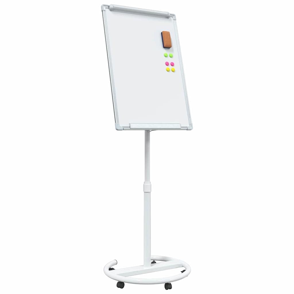 Generisch Magnetisches Whiteboard Grau und Weiß 62 x 62,5 x 197 cm EPS,Andere,Bürobedarf,Präsentationsbedarf,Ausstellungstafeln-42019278