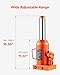 VEVOR Hydraulic Bottle Jack, 30 Ton/66138 lbs Welded Bottle Jack with 11.22''-18.66'' Lifting Range & 3-Section Long Handle, for Car, Pickup, Truck, RV, Auto Repair, Industrial Engineering