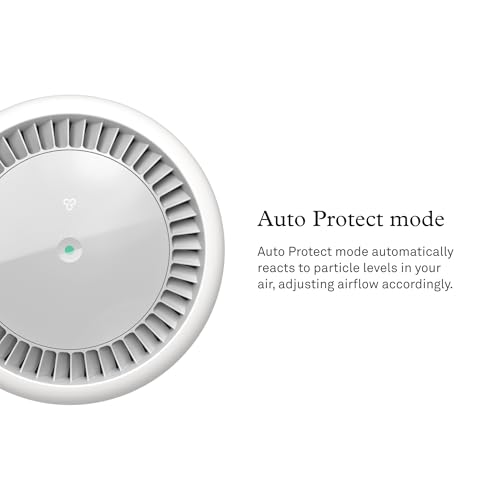 Molekule Air Purifier Mini+ - Purifies Rooms Up to 250 Sq Ft - Smart Purifier with High Pollutant Capture Rate - Air Quality Monitoring Capabilities - White