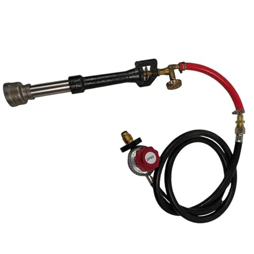 Propane Gas Forge Burner With Hose Regulator Blacksmith Knife Making Melt Furnace Air Choke Kiln Farrier