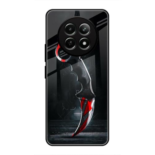 Image of SmashItUp Knife | Weapon Designer Printed TPU Metal Case Mobile Back Cover for Realme 12x / Realme 12 / Realme 13 / Realme C65 / Narzo 70x (5G)