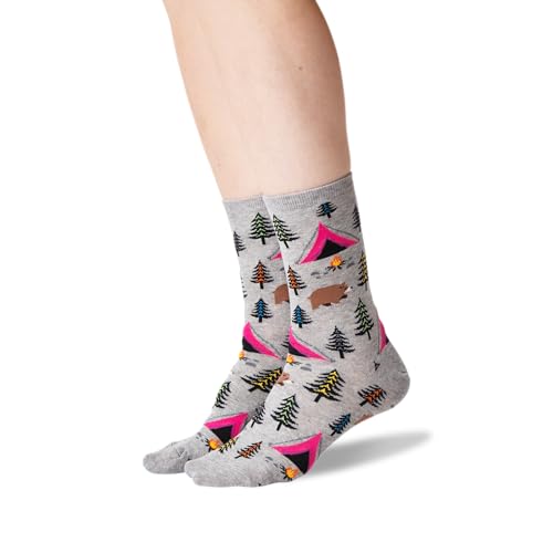 Image of Hot Sox Women's Fun Nature & Outdoors Crew Socks