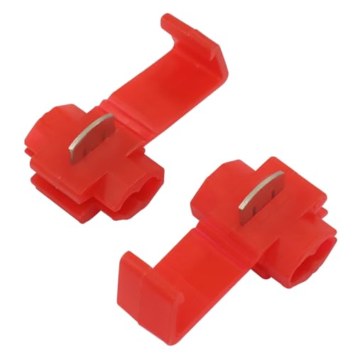Conectores de cable de empalme rápido de 22-18 AWG aislados en color rojo 3