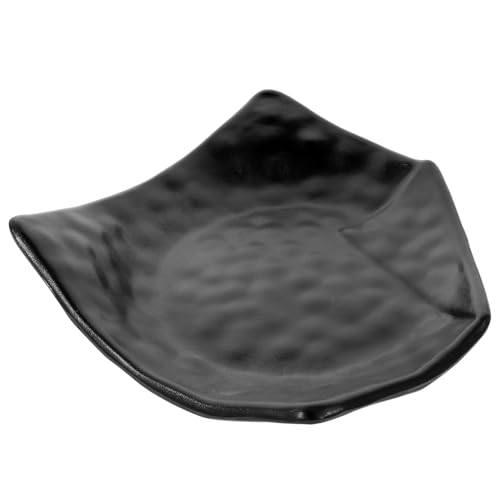 Plato para sushi en melamina negro 7.48 pulgadas miniatura 1