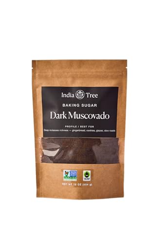 India Tree Dark Muscovado Sugar, 1 Pound