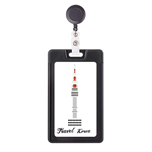 Funda retráctil para tarjetas de la Torre de Seúl en Corea