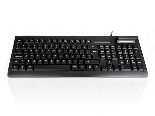 Accuratus 108S PORTUGUESE - USB full layout Standard size Portuguese Layout keyboard with Smart card reader