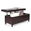 Brown Leather-lift Top