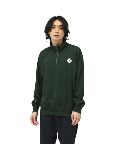 [コンバース] CHENILLE HALF ZIP TOP MENS DARK GREEN M