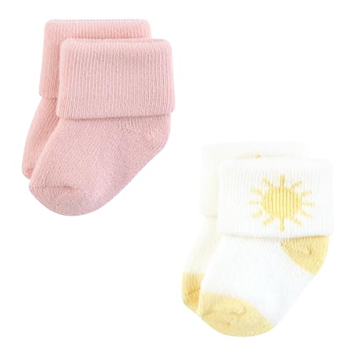 Image of Hudson Baby Baby 8-pack Cotton Rich Newborn and Terry Socks