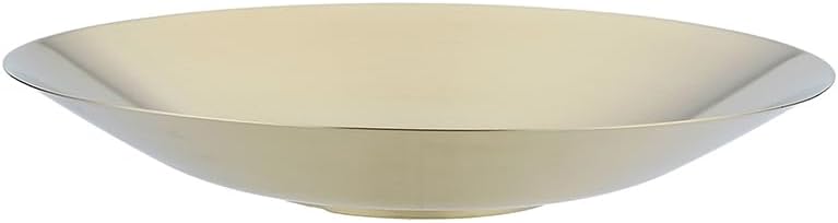 18/8 Staniless Steel Large Serving Bowls,35cm/13.8 in,mixing-bowls pasta-bowls salad-bowls Gold,Customizable, 20 pcs/batch