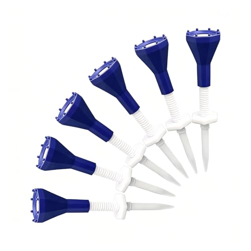 Shurhome Juego de golf de 6 piezas, silicona suave, absorción de impactos, base estable, altura regulable para diferentes condiciones de espacio, estable con puntas de silicona