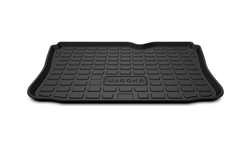Image of GFX Tpv Car Trunk Mat Dustproof /Waterproof /Foldable, Strong & Thick Compatible with Wagon R, All Weather Protection Floor Dicky (Model - 2019 Onwardsblack)