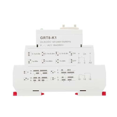 Relais temporisé contre oublis électriques avec programmateur numérique GRT8-K