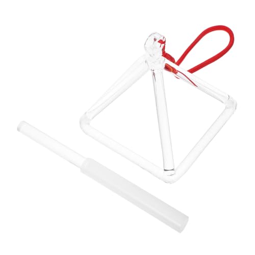 Pyramide sonore de quartz chantante 4 pouces avec bâton pour yoga