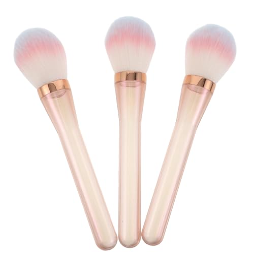 Mikinona 3 Pinceles De Maquillaje Coloridos Pinceles De Maquillaje Facial Y Rubor