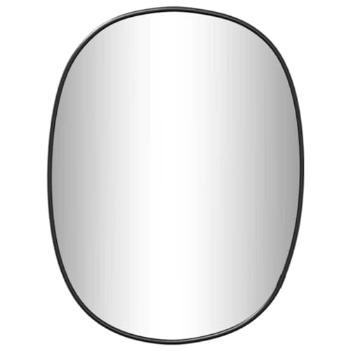 Tomostar Miroir Mural, Miroir Mural Décoratif Noir 30x25 cm